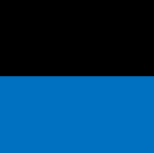 Black, blue