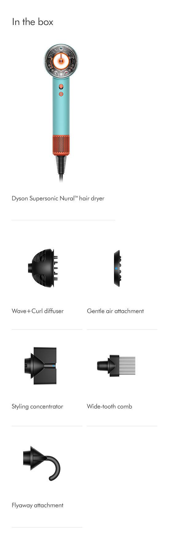 Dyson Asciugacapelli HD16 Supersonic Nural / 515276-01 Blu, arancione