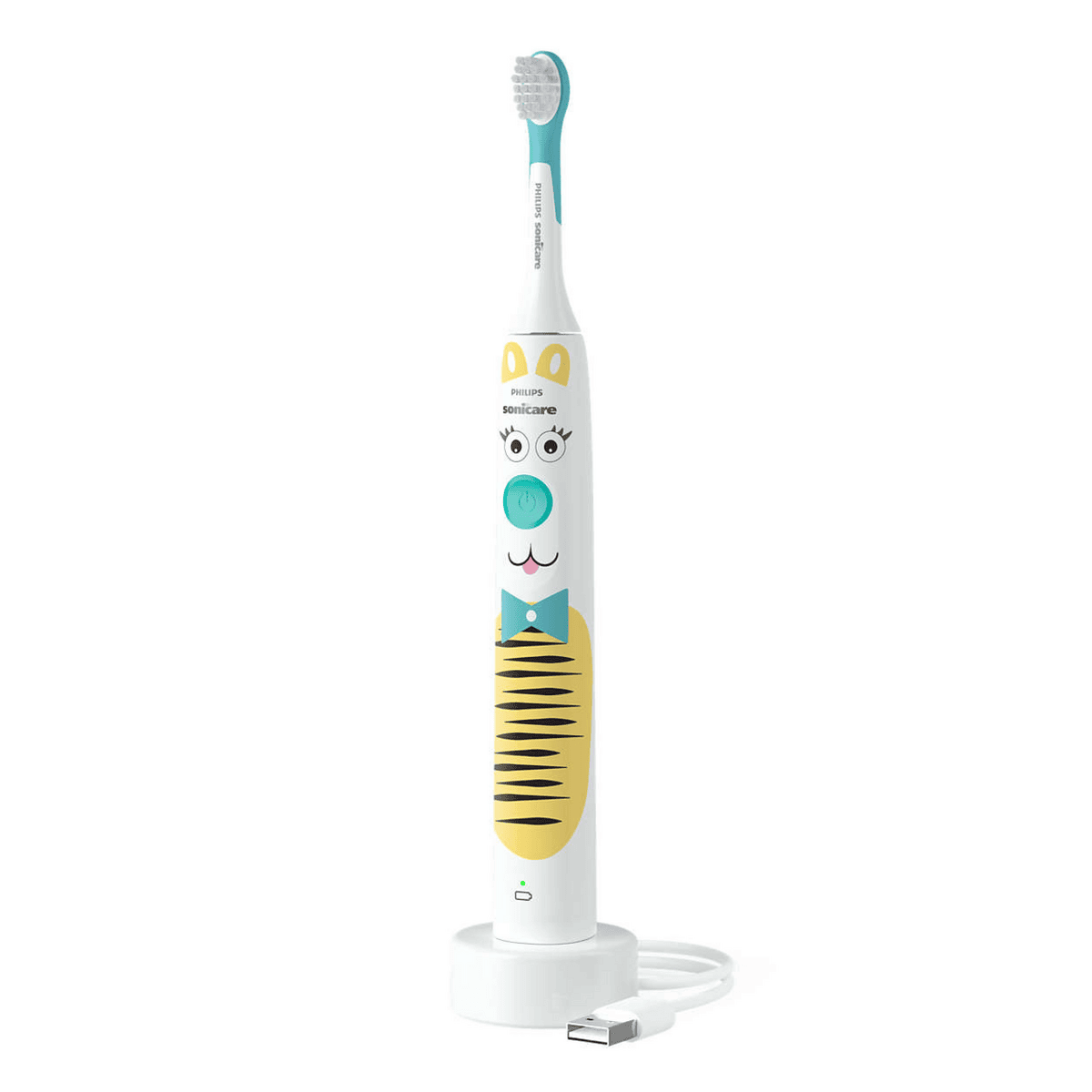 Philips Cepillo de dientes For Kids Design a Pet Edition / HX3601/01 Blanco
