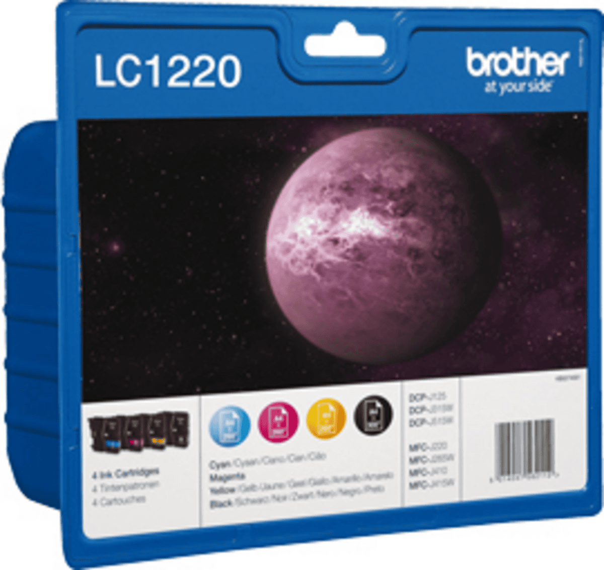 Brother Ink LC-1220VALBP / LC1220VALBP BK,C,M,Y Multipack