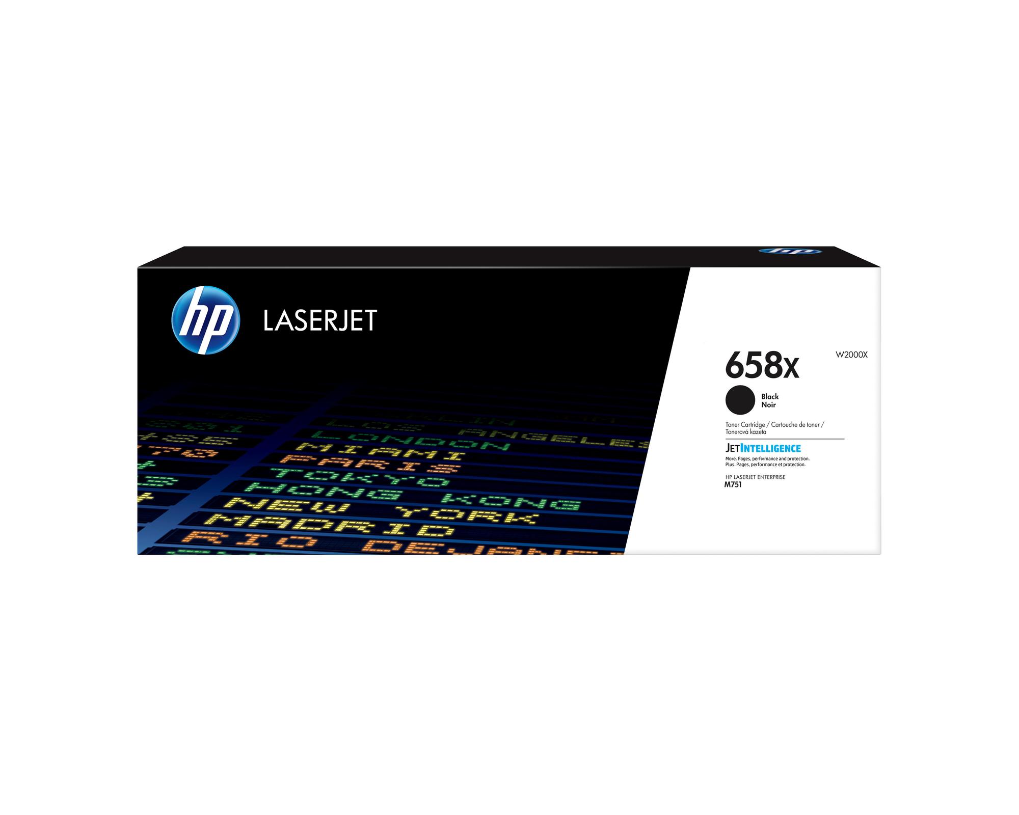 HP Toner 658X / W2000X Black XL