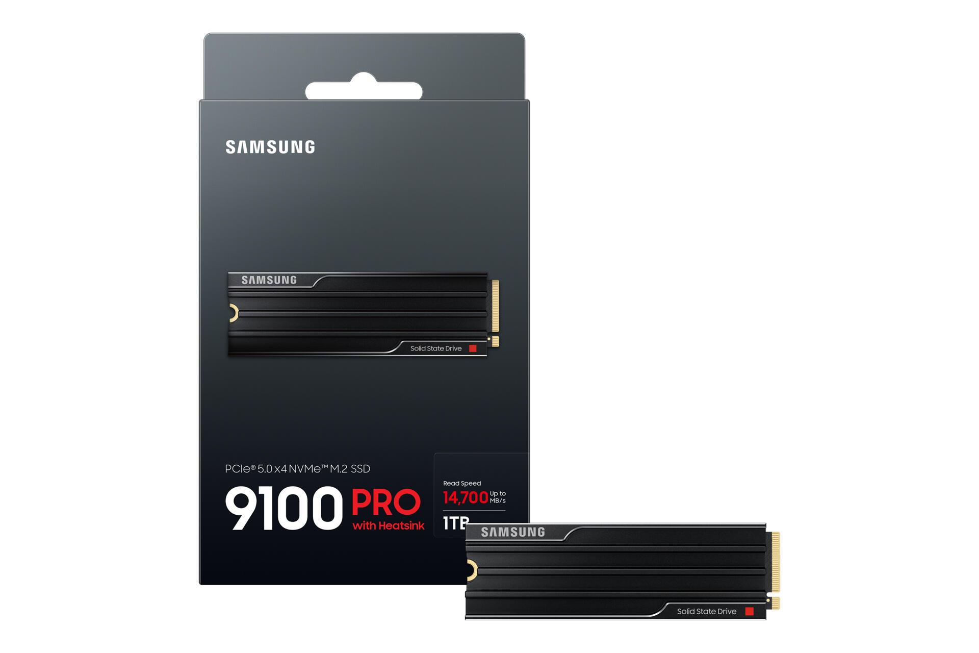 Samsung SSD M.2 9100 PRO Heatsink PCIe 5.0 1TB / MZ-VAP1T0CW