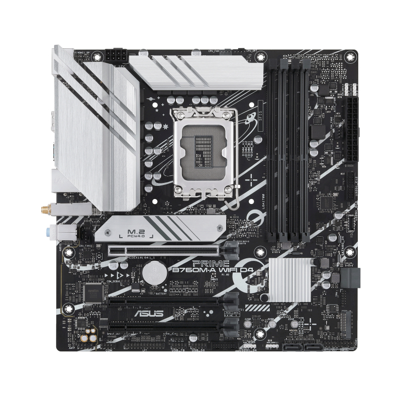 Asus Carte mère PRIME B760M-A WIFI D4 / 90MB1CX0-M0EAY0 Noir