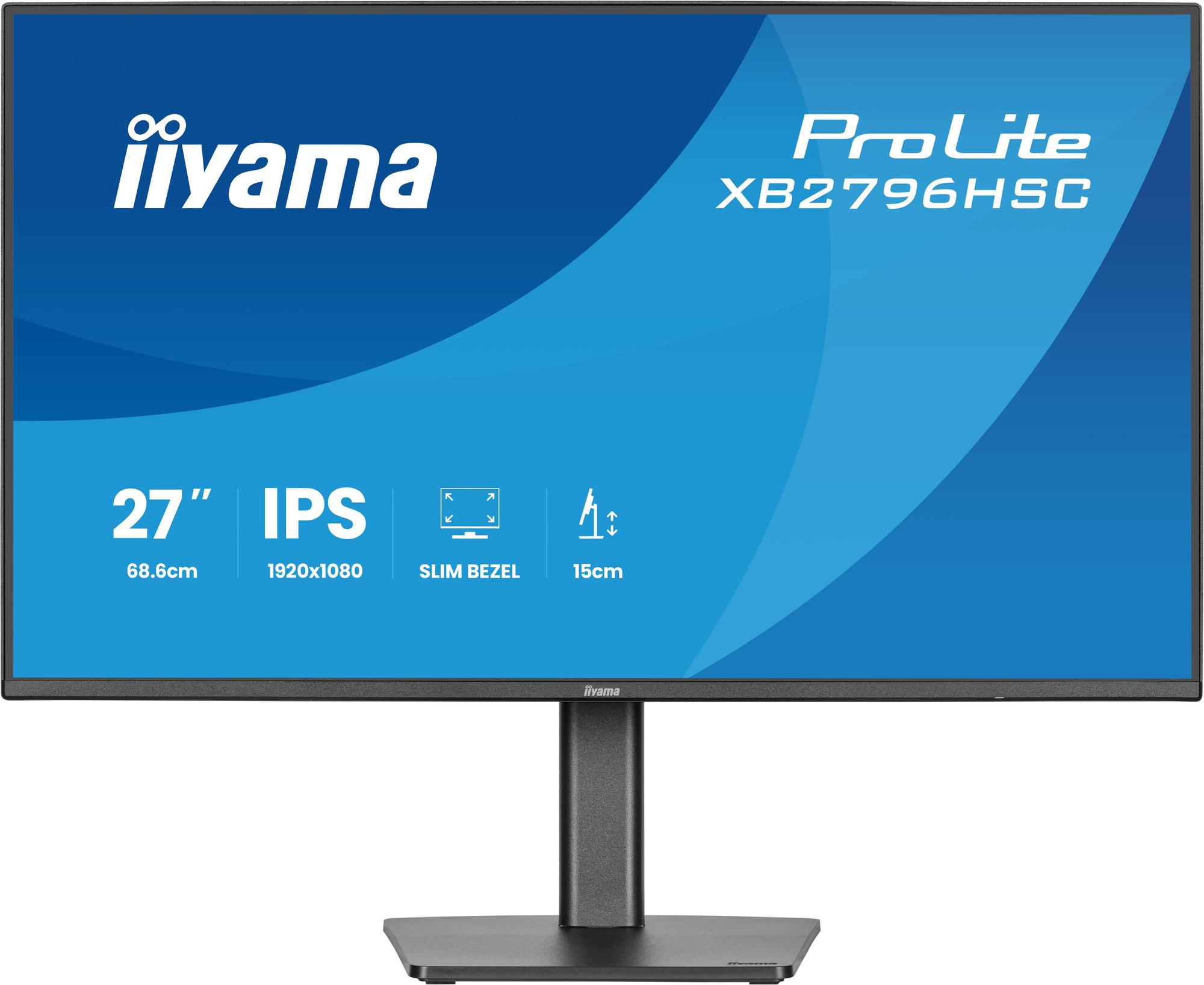 iiyama Monitor ProLite XB2796HSC / XB2796HSC-B1 Black 68.6 cm (27")