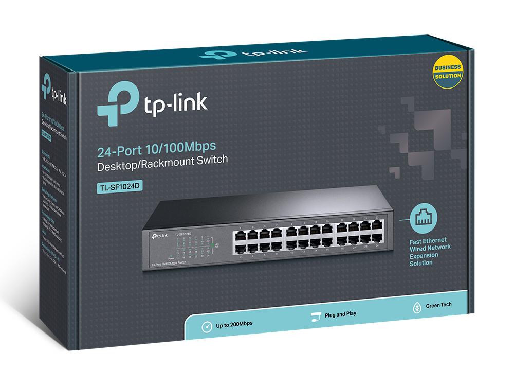 TP-Link Switch TL-SF1024D / TL-SF1024D Grau