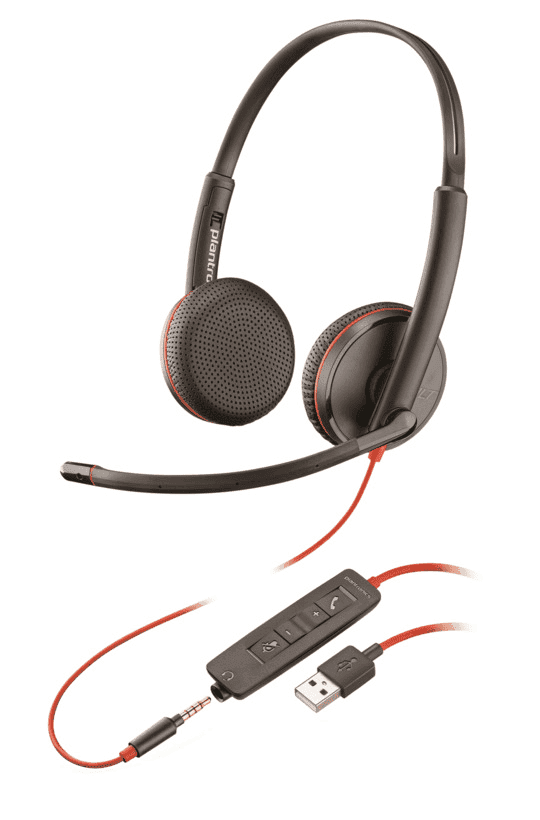 Plantronics/Poly Headset 209747 / 209747-201 Schwarz