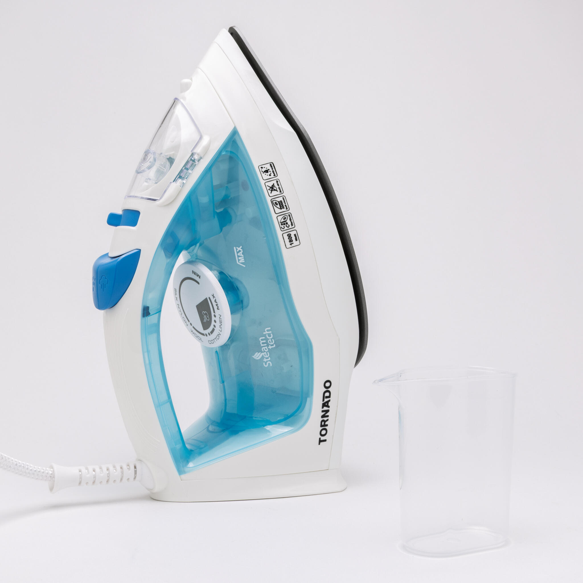 TORNADO Plancha de vapor TST-1800B Blanco