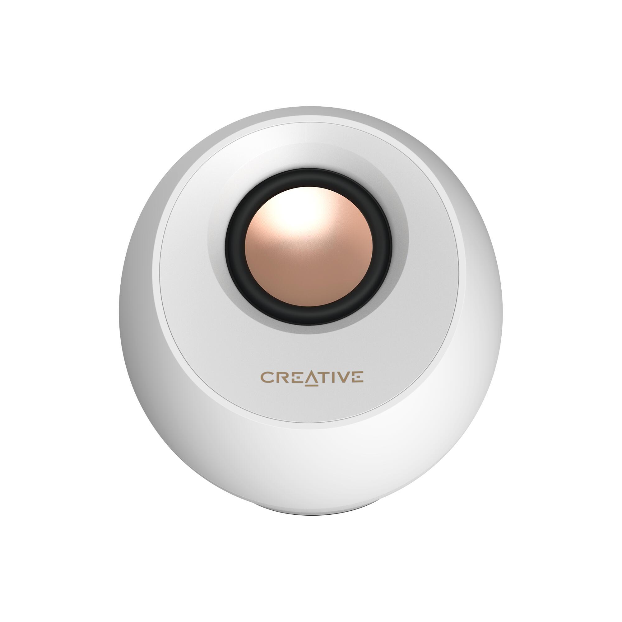 Creative Altoparlante Pebble Pro / 51MF1710AA003 Bianco Doppelpack