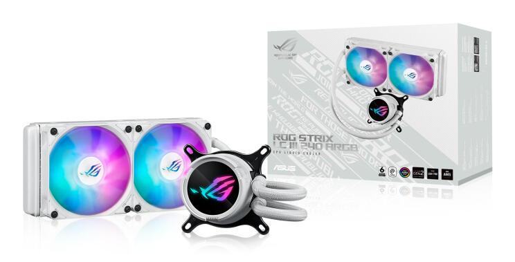 ASUS Refrigeración por agua ROG Strix LC III 240 ARGB / 90RC00S2-M0UAY0 Blanco L