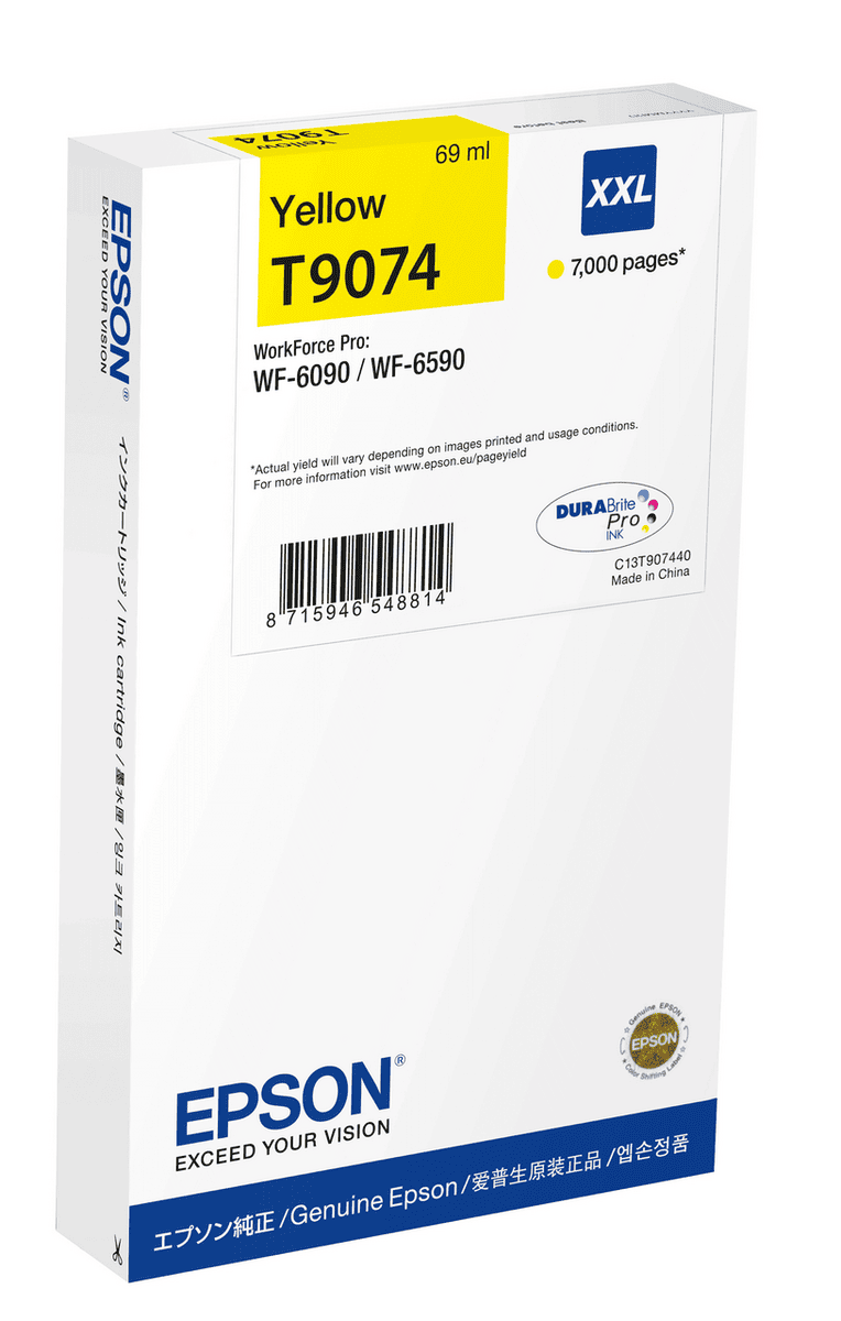 Epson Tinte T9074N / C13T90744N Gelb XXL