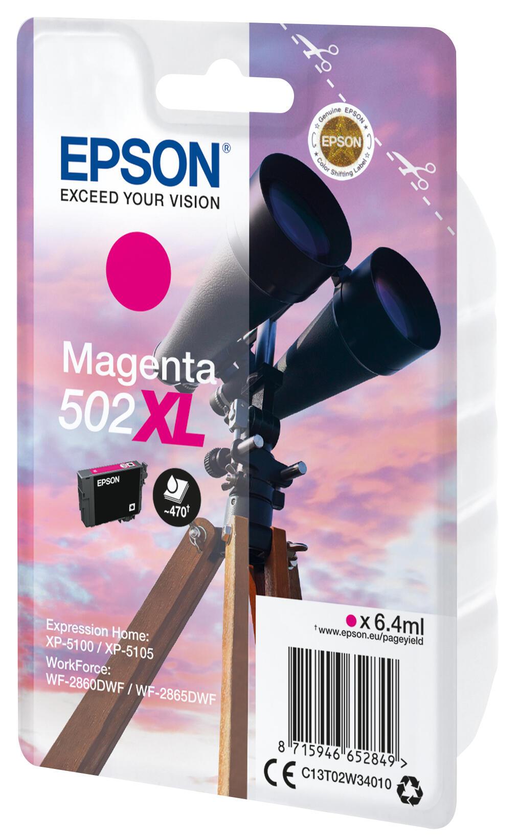Epson Tinta 502XL / C13T02W34010 Magenta Standard