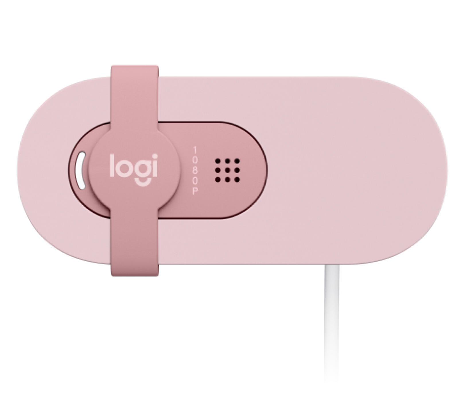 Logitech Cámara web Brio 100 / 960-001623 Rosado