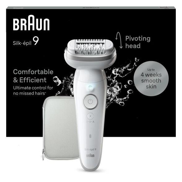 Braun Épilateur Silk-épil 9-011 3D SensoSmart / 225328 Gris, blanc Standard