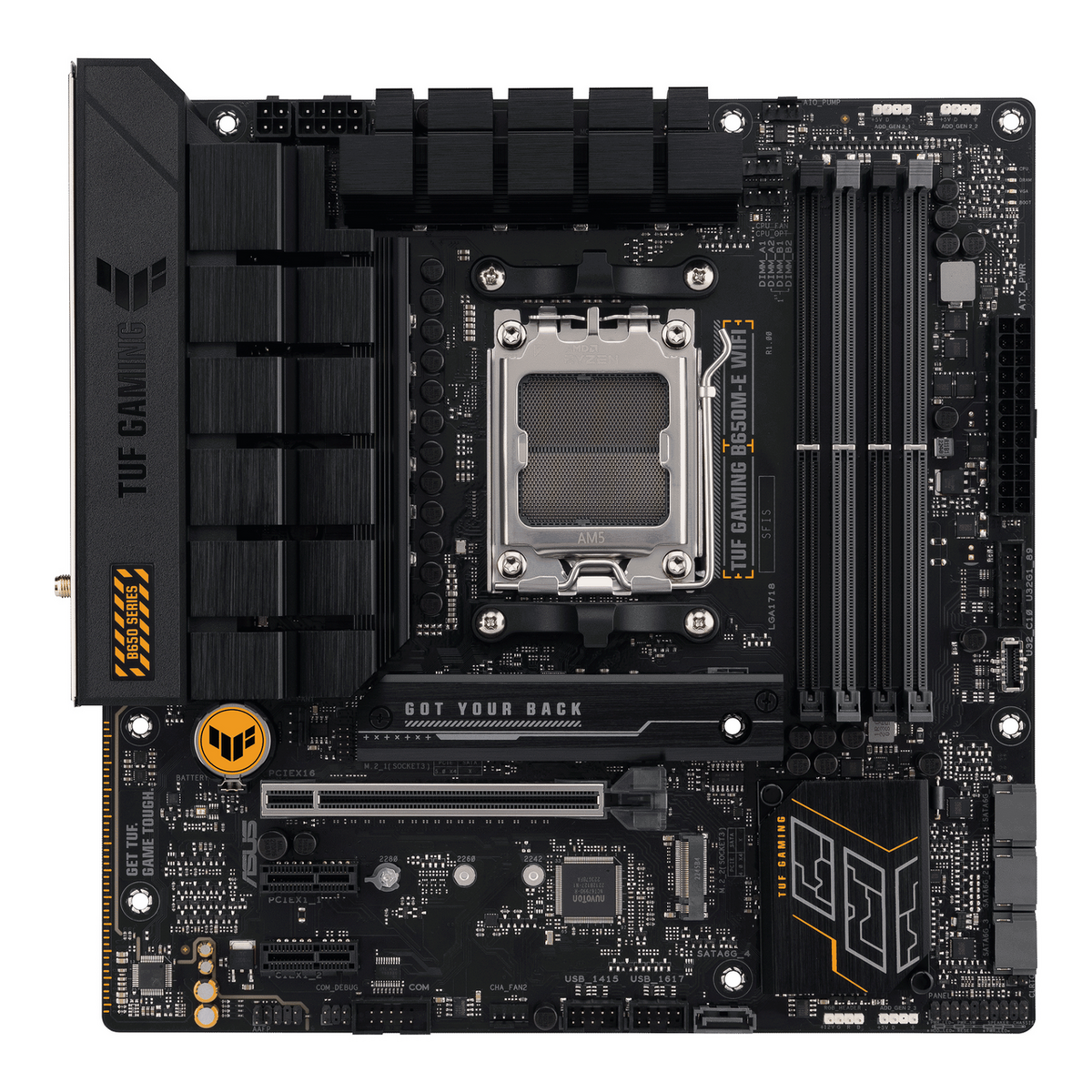 Asus Placa madre TUF Gaming B650M-E WiFi / 90MB1FV0-M0EAY0 Negro