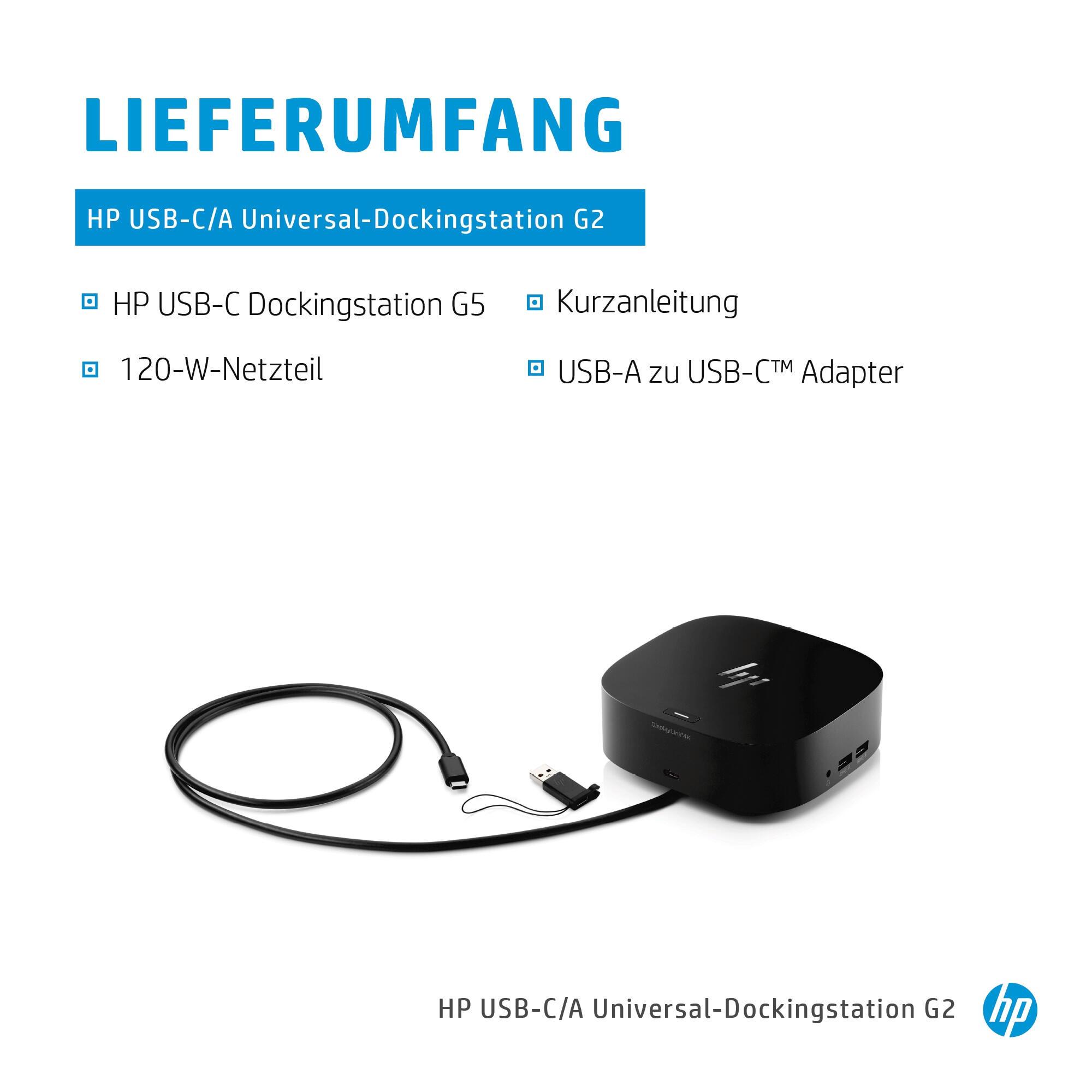 HP Dockingstation 26D32AA Schwarz