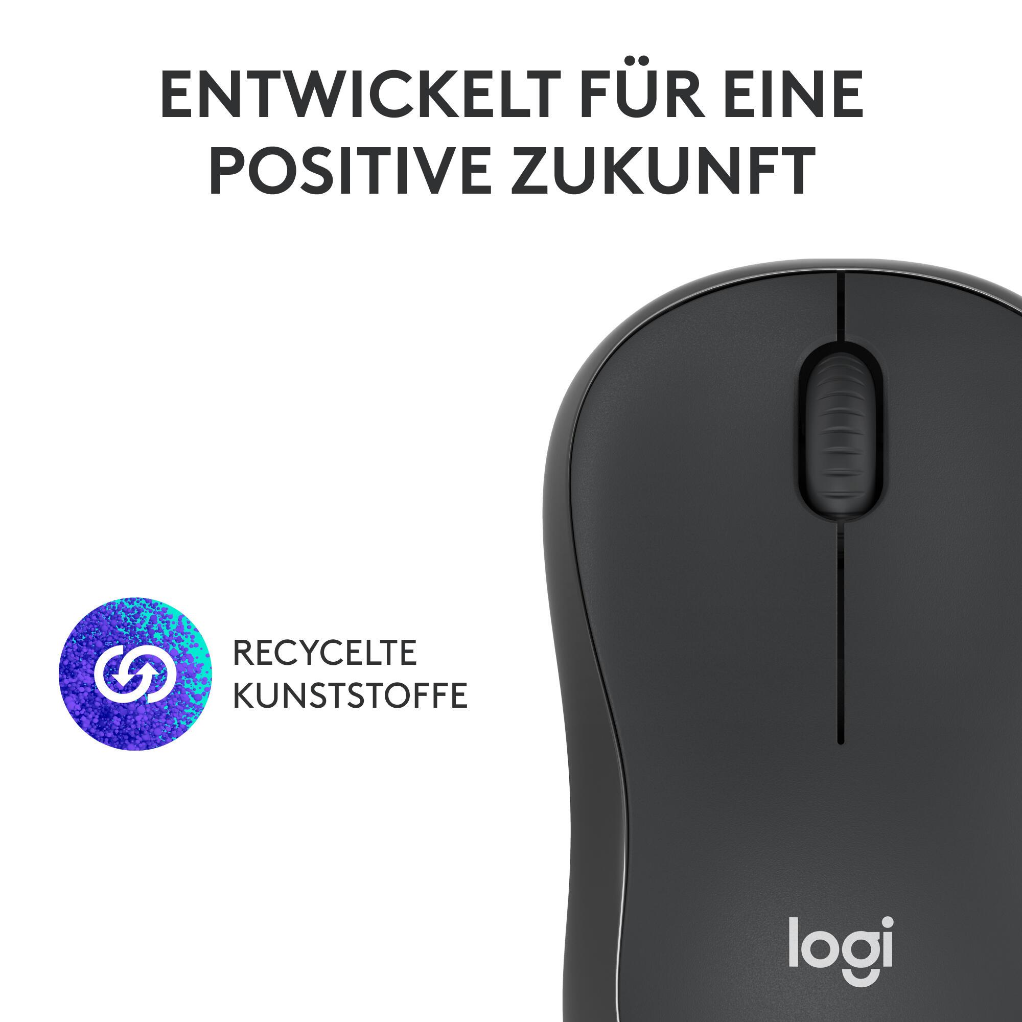Logitech Ratón M240 Silent / 910-007119 Grafito