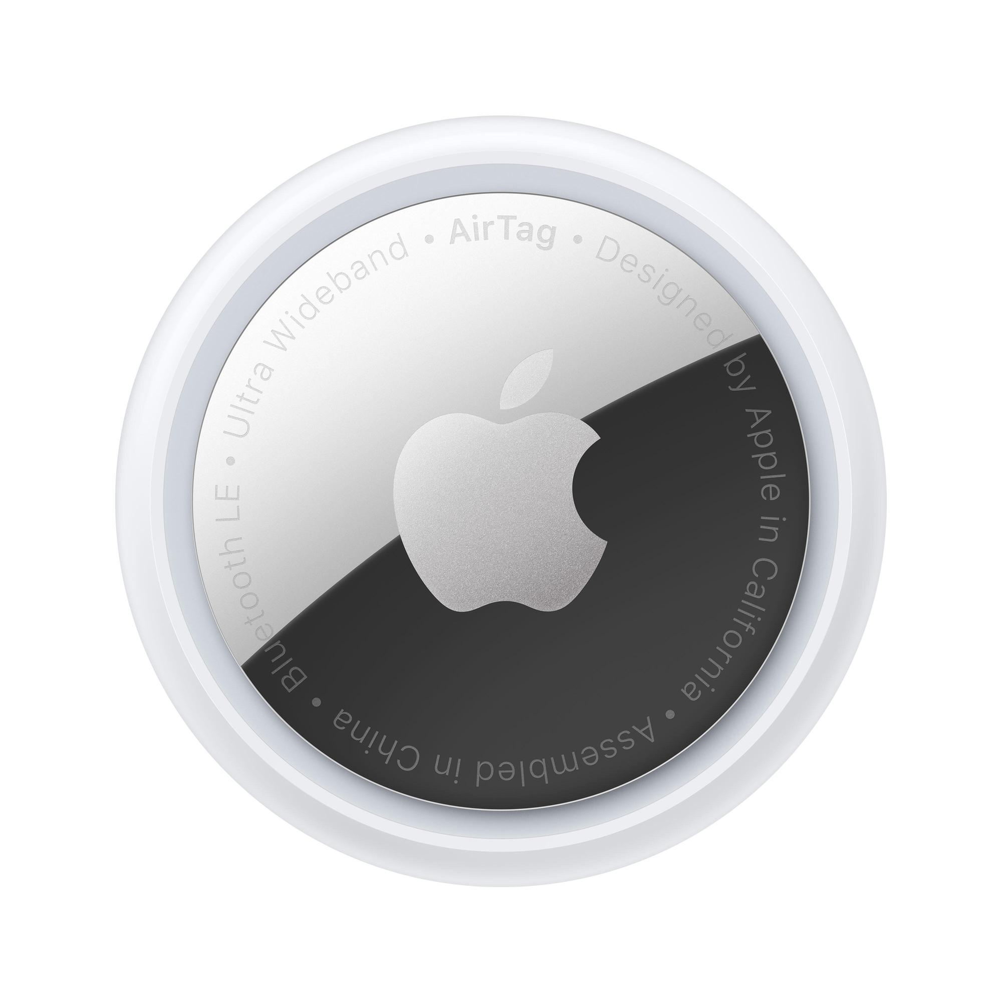 Apple Tracker / Ortungsgerät AIRTAG / MX542ZY/A Silber, Weiß 4-Pack