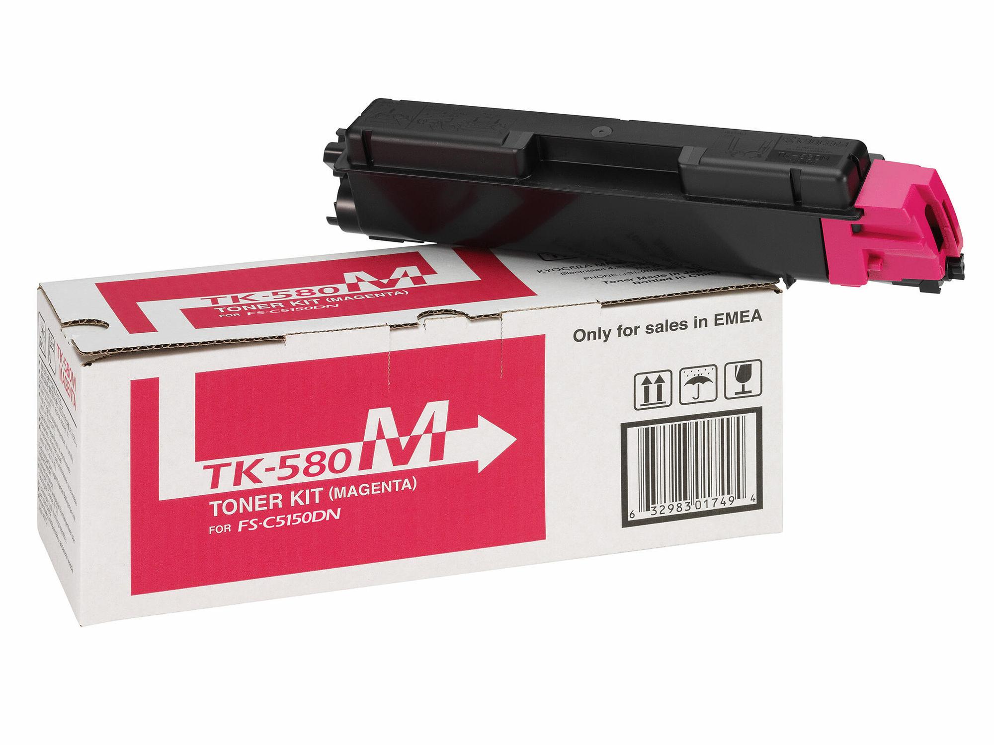 KYOCERA Tóner TK-580M / 1T02KTBNL0 Magenta Standard
