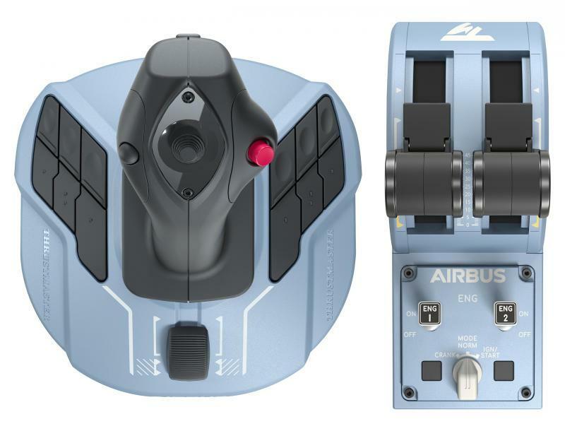 Thrustmaster Contrôleur TCA Officer Pack Airbus Editio / 2960842 Noir, bleu