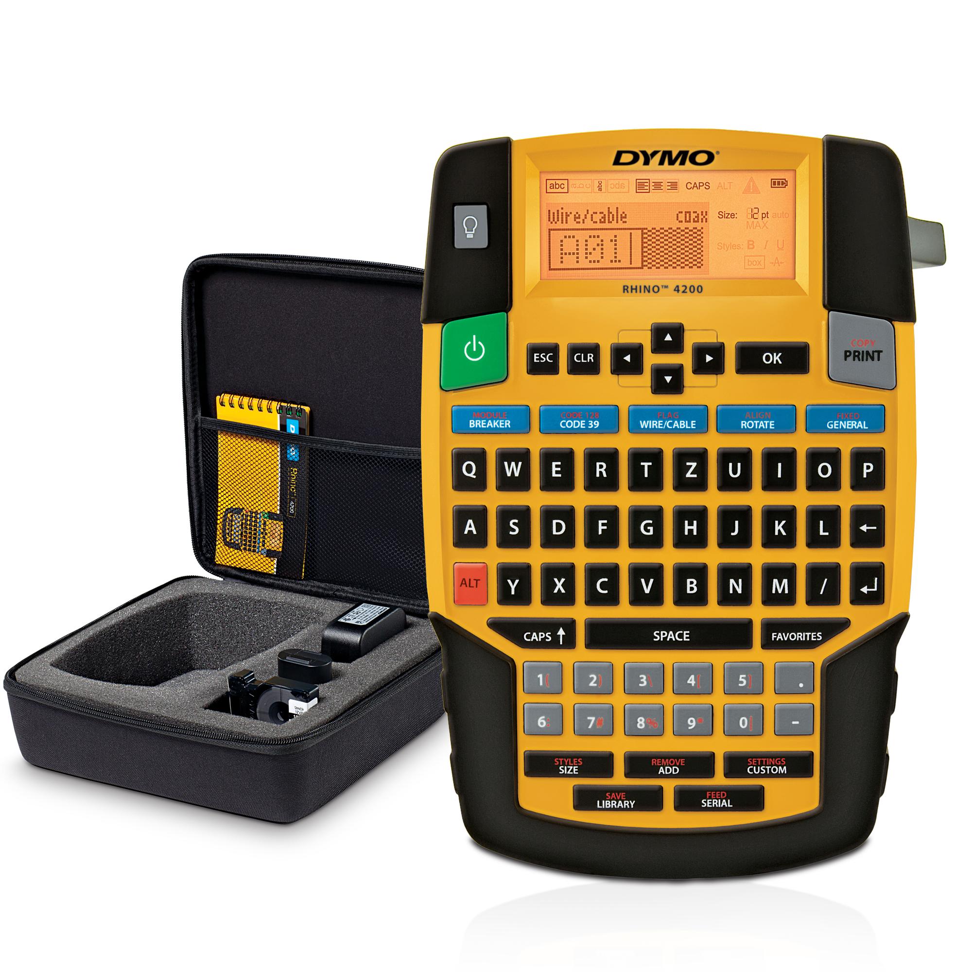 DYMO Label printer RH4200K / 1852998 Black, yellow Multipack