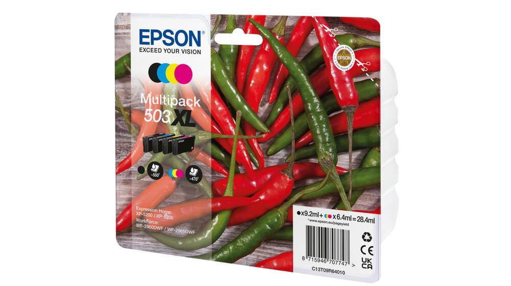 Epson Tinta 503XL / C13T09R64010 BK,C,M,Y XL Multipack