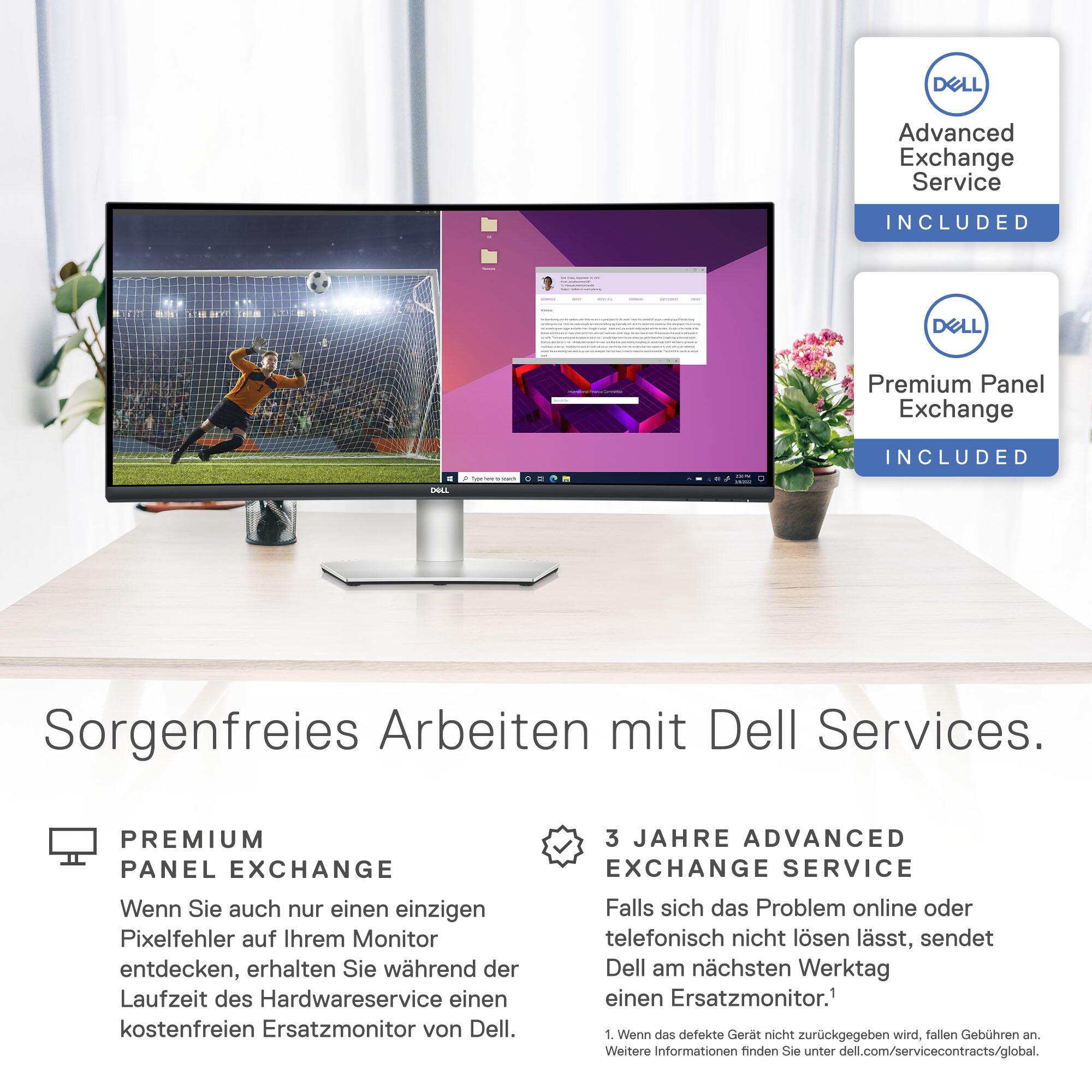 DELL Monitor S3423DWC / 210-BEJE Schwarz 86,4 cm (34")