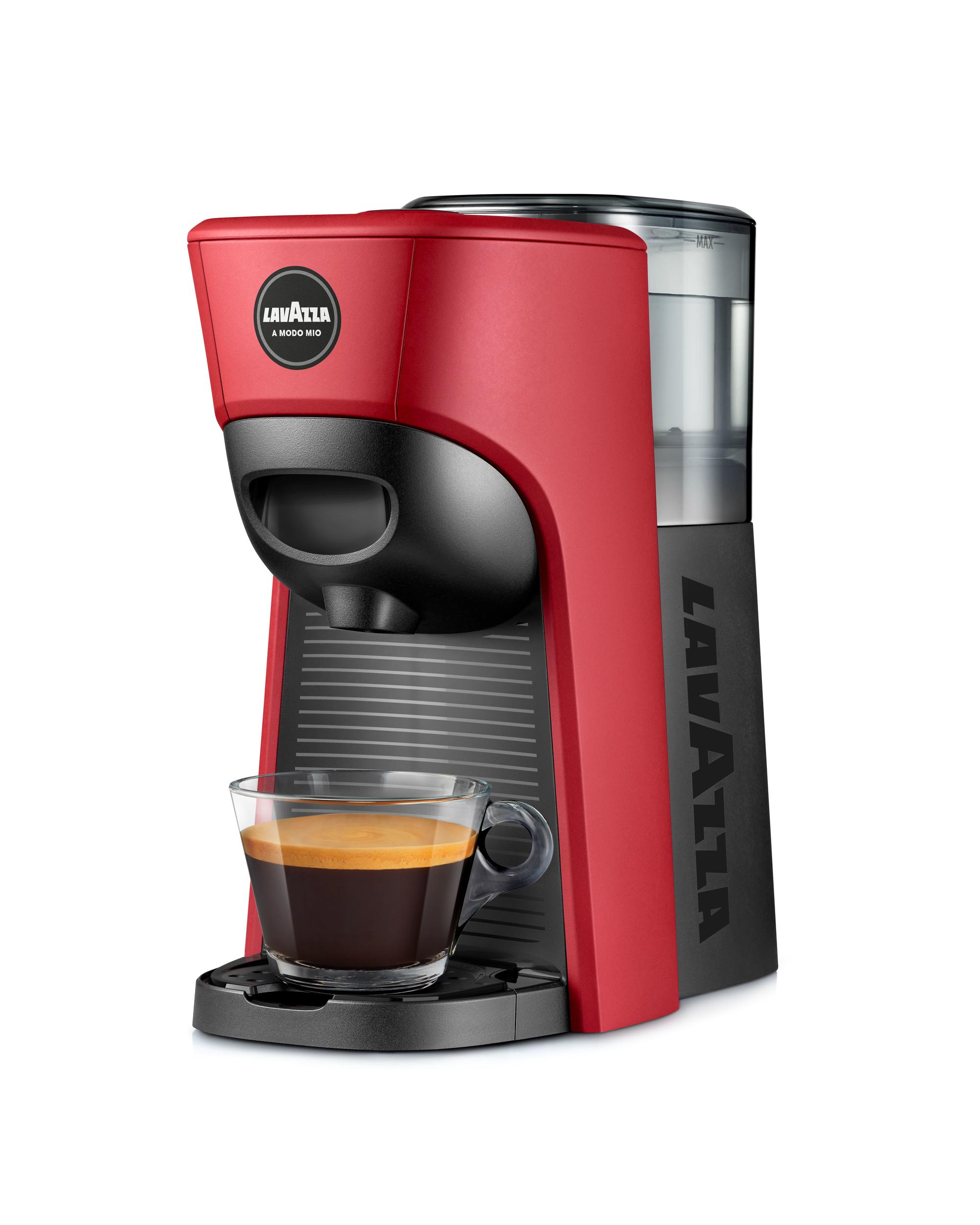 Lavazza Kapselmaschine LM 840 Tiny Eco / 18000527 Schwarz, Rot