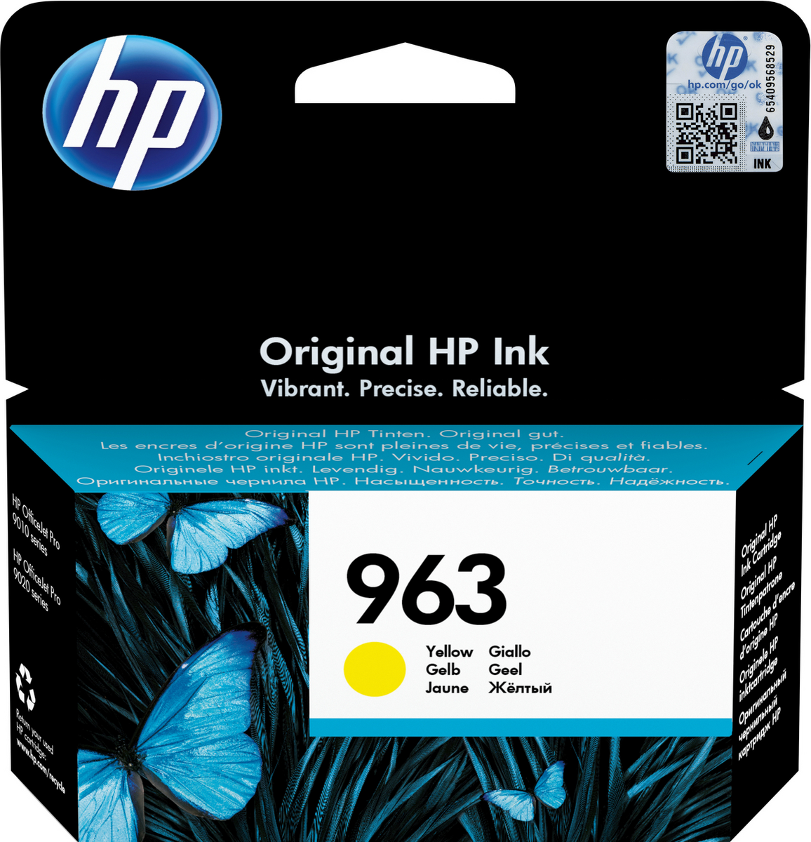HP Tinta 963 / 3JA25AE Amarillo