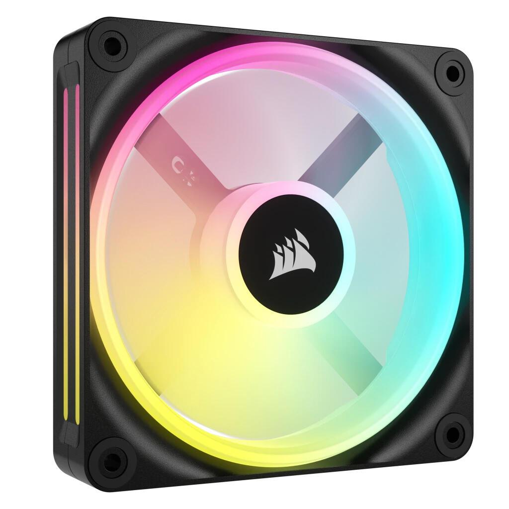 Corsair Ventilador iCUE LINK QX120 RGB / CO-9051001-WW Negro, blanco