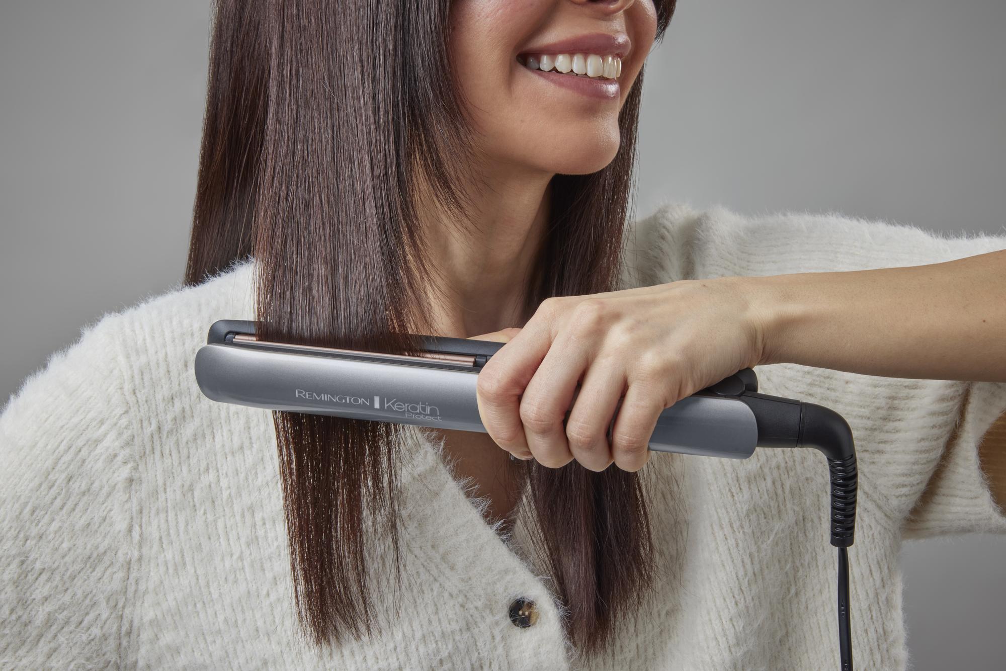 Remington Straightener Keratin Protect S8598 / 45602560100 Black, grey