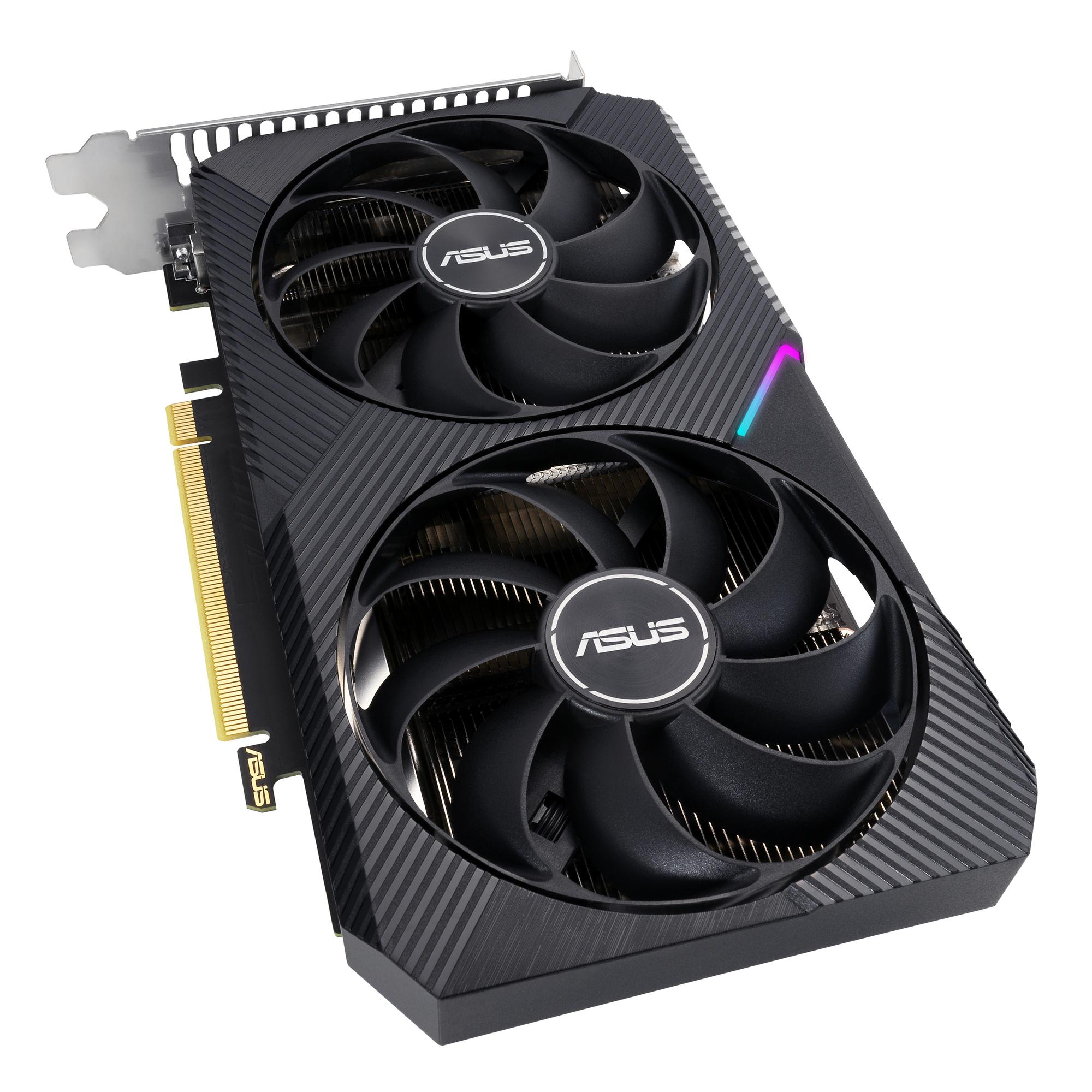 ASUS Graphics card Dual GeForce RTX 3050 V2 OC 8GB / 90YV0GH6-M0NA00 Black S