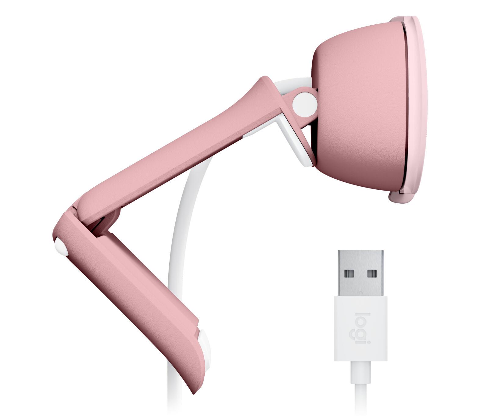 Logitech Cámara web Brio 100 / 960-001623 Rosado