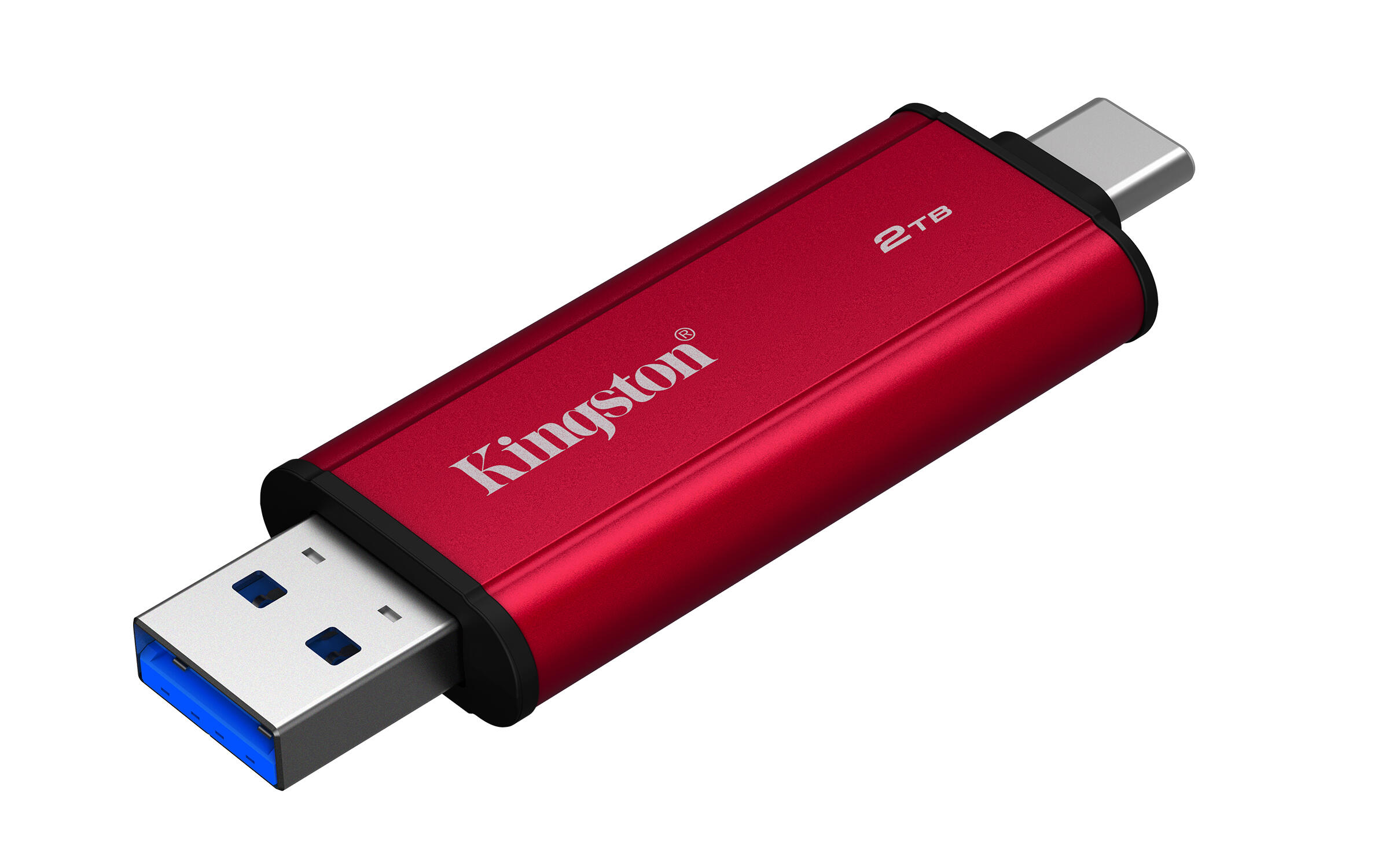 Kingston SSD esterno Dual Portable 2TB / SPSD/2TB Nero, rosso