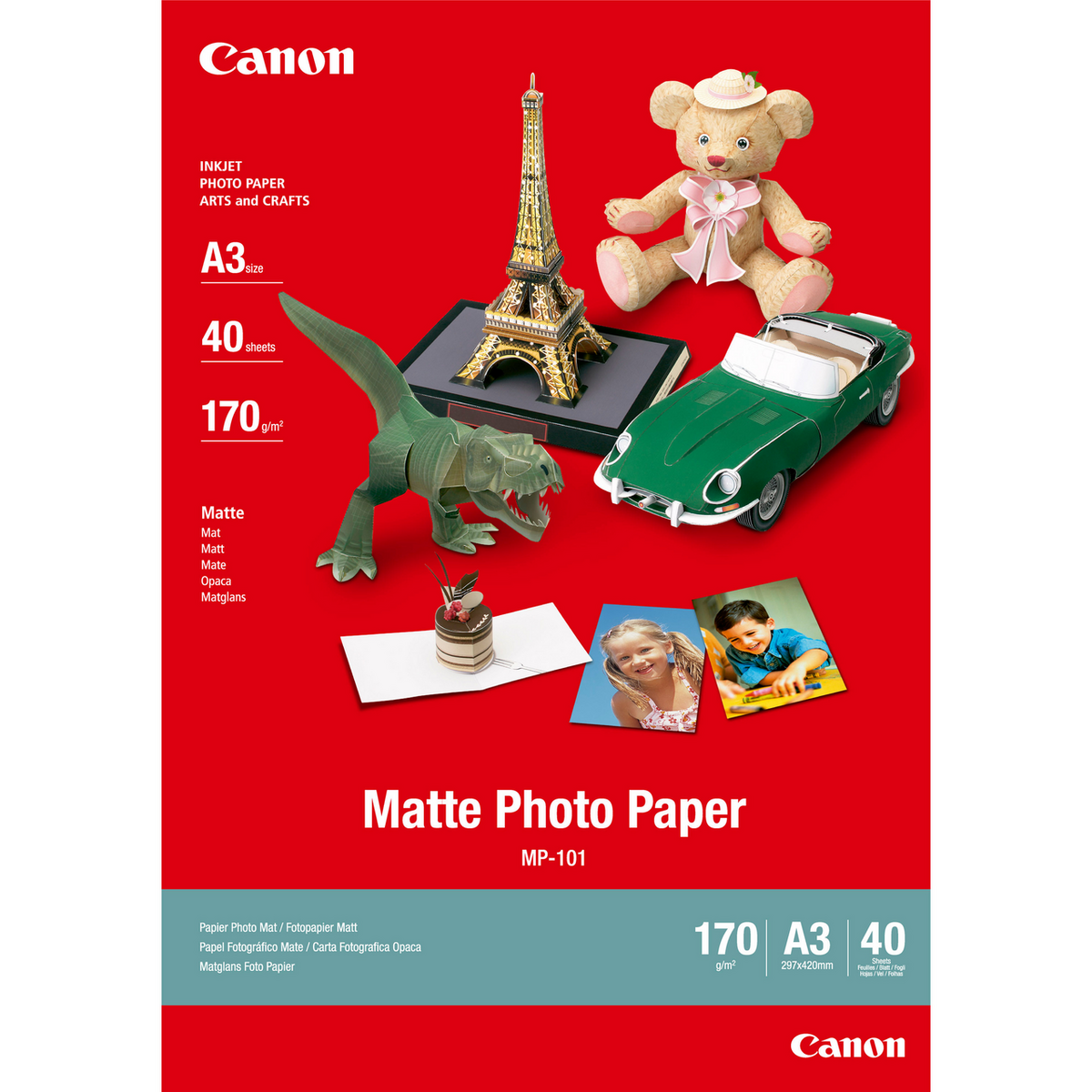 Canon Papier MP-101 A3 / 7981A008 Blanc L