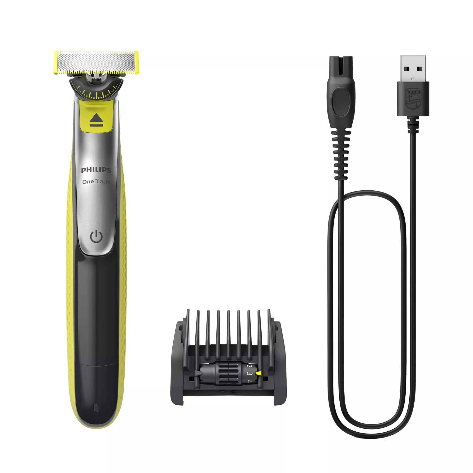 Philips Rasoio OneBlade 360 Face / QP2734/23 Antracite, calce