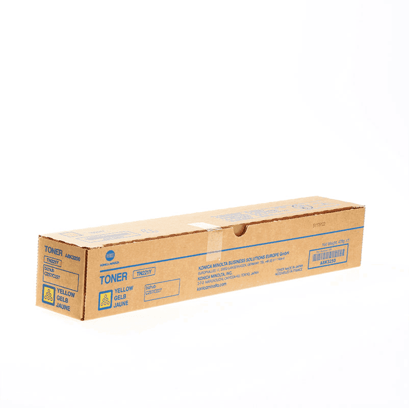 Konica Minolta Toner TN221Y / A8K3250 Yellow
