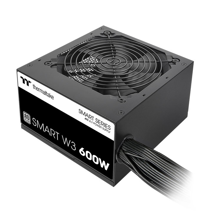 Thermaltake Bloc d'alimentation Smart W3 600W / PS-SPW-0600NNFAWE-1 Noir
