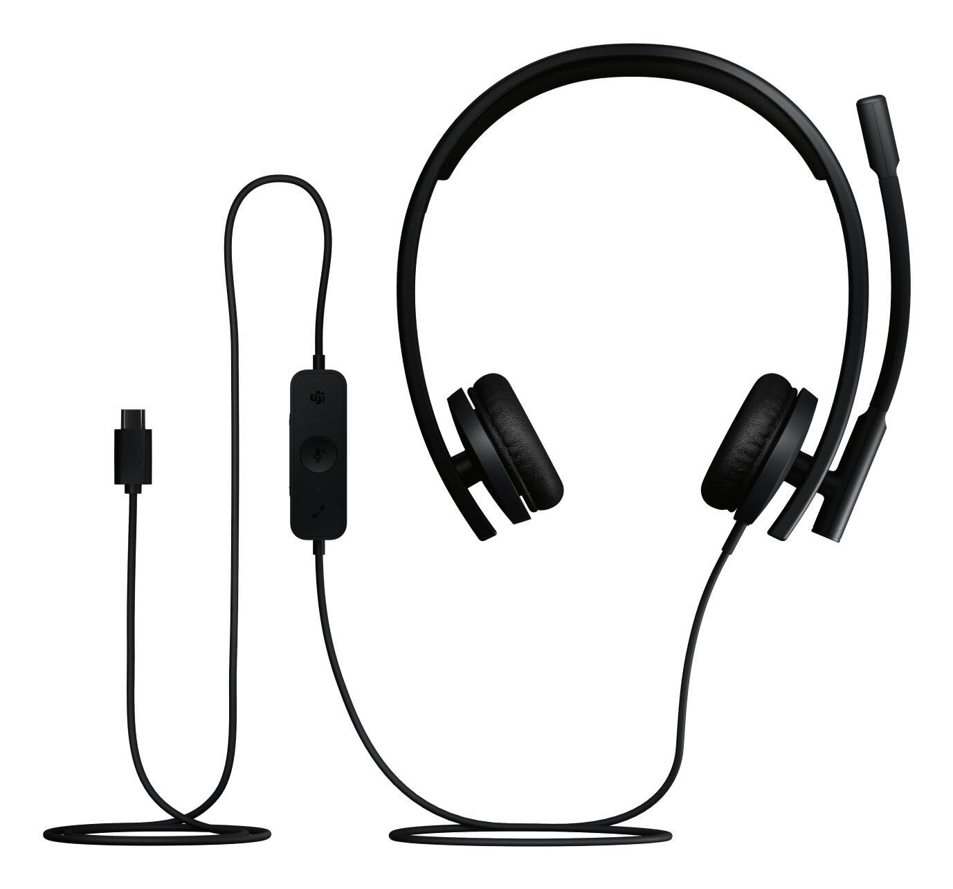 Logitech Headset H570e Stereo MS USB-C / 981-001431 Schwarz