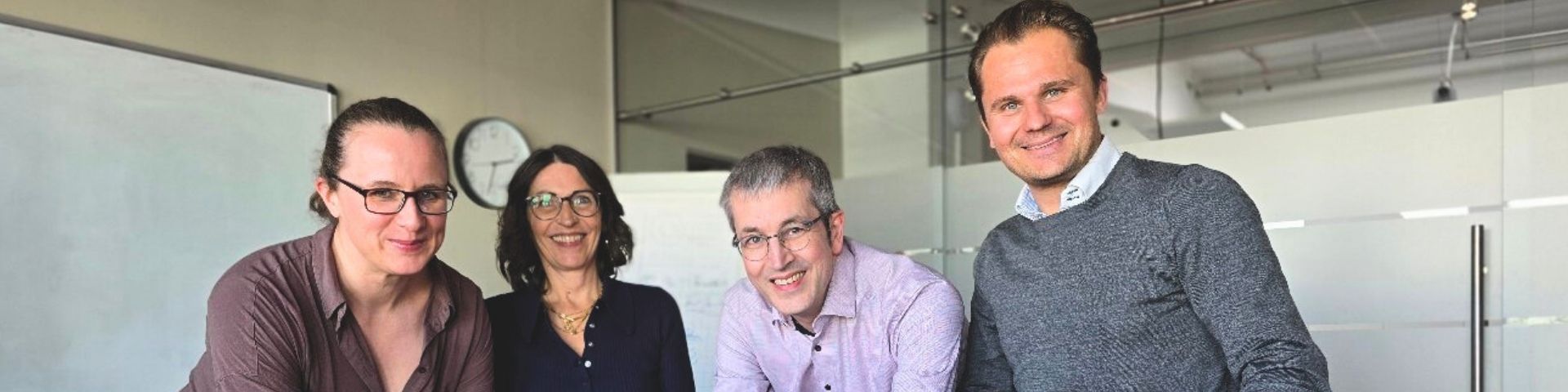 Your Distributor Vier Kollegen aus dem Team Distribution