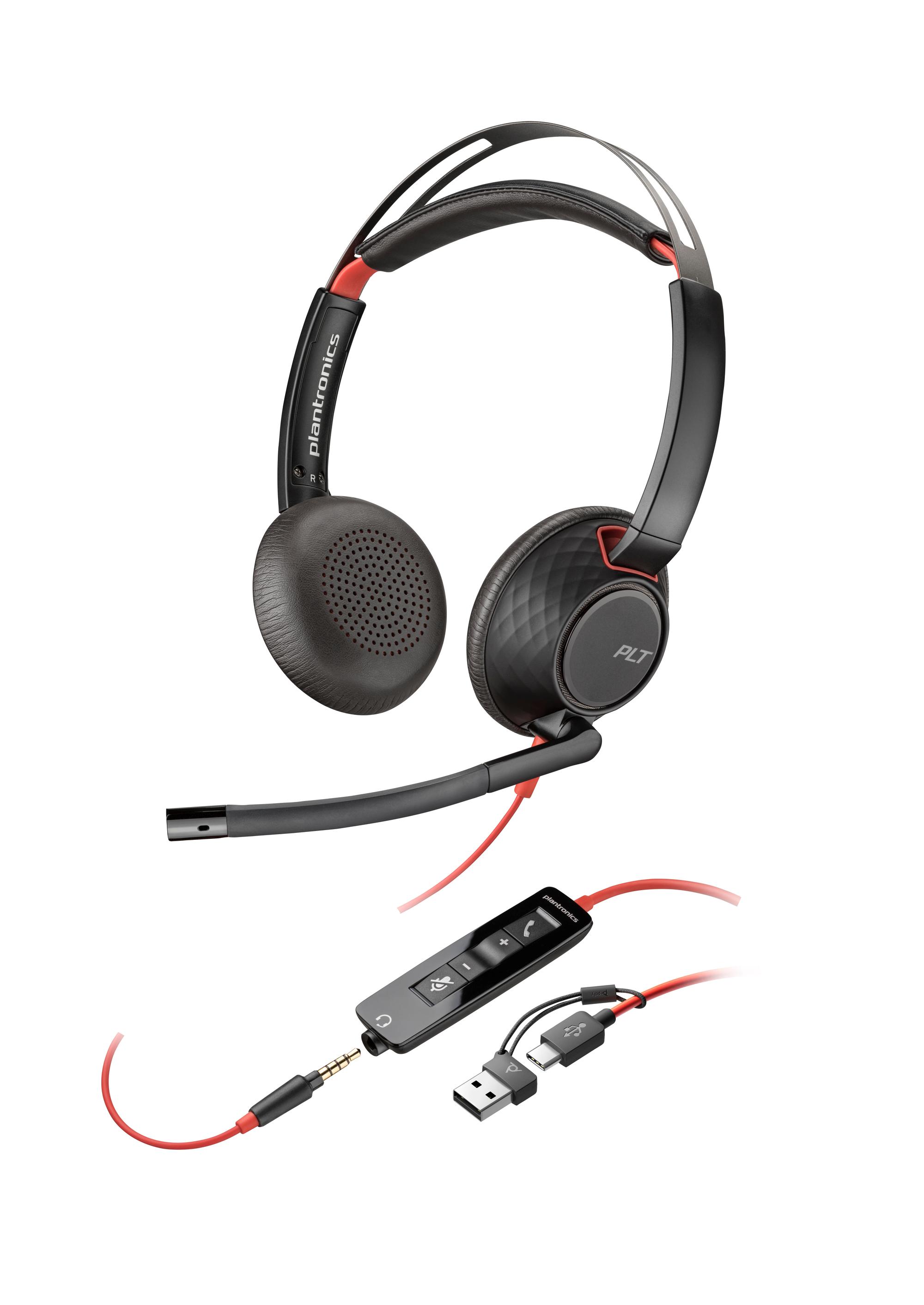 Plantronics/Poly Auriculares Blackwire 5220 / 8X231AA Negro