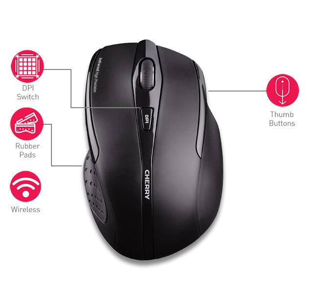 CHERRY Mouse MW3000B / JW-T0100 Black