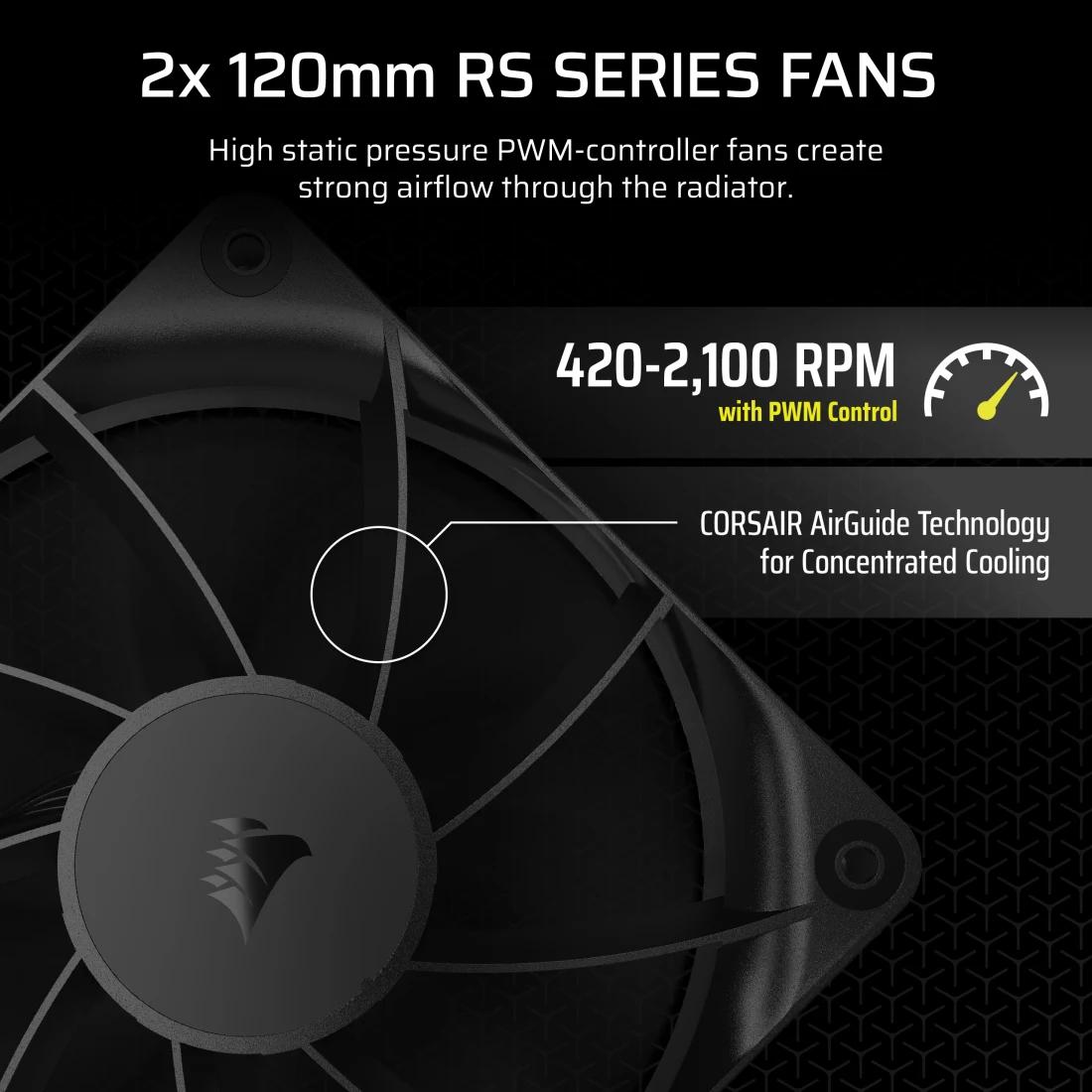 Corsair Raffreddamento ad acqua NAUTILUS 240 / CW-9060088-WW Nero L