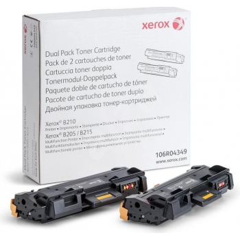 Xerox Toner 106R04349 Black Double pack