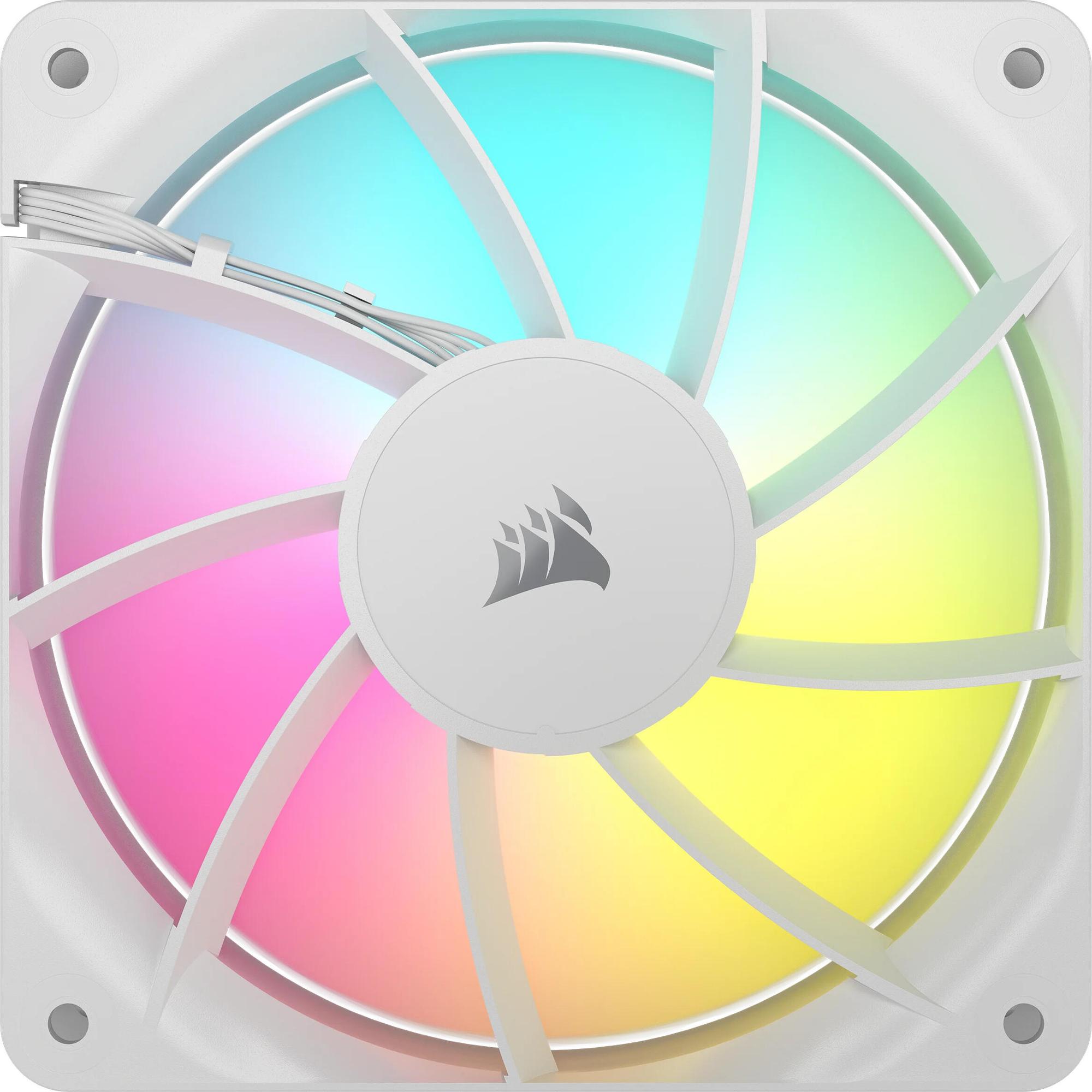 Corsair Ventilador RS120 ARGB / CO-9050185-WW Blanco 3-Pack