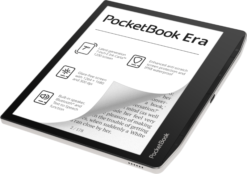 PocketBook eBook Reader Era 16GB EU / PB700-U-16-WW Silver/Black