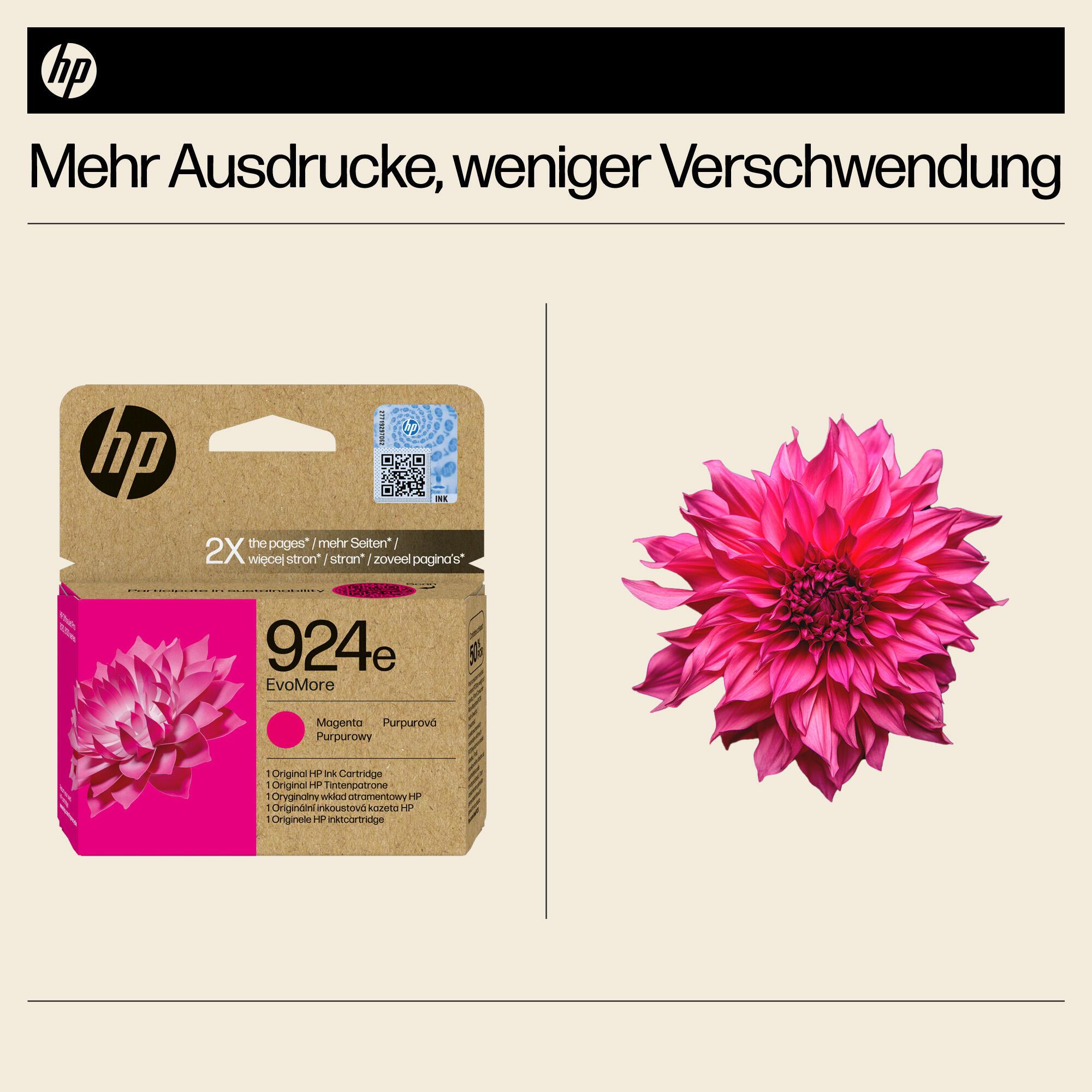 HP Inchiostro 924E / 4K0U8NE Magenta XL