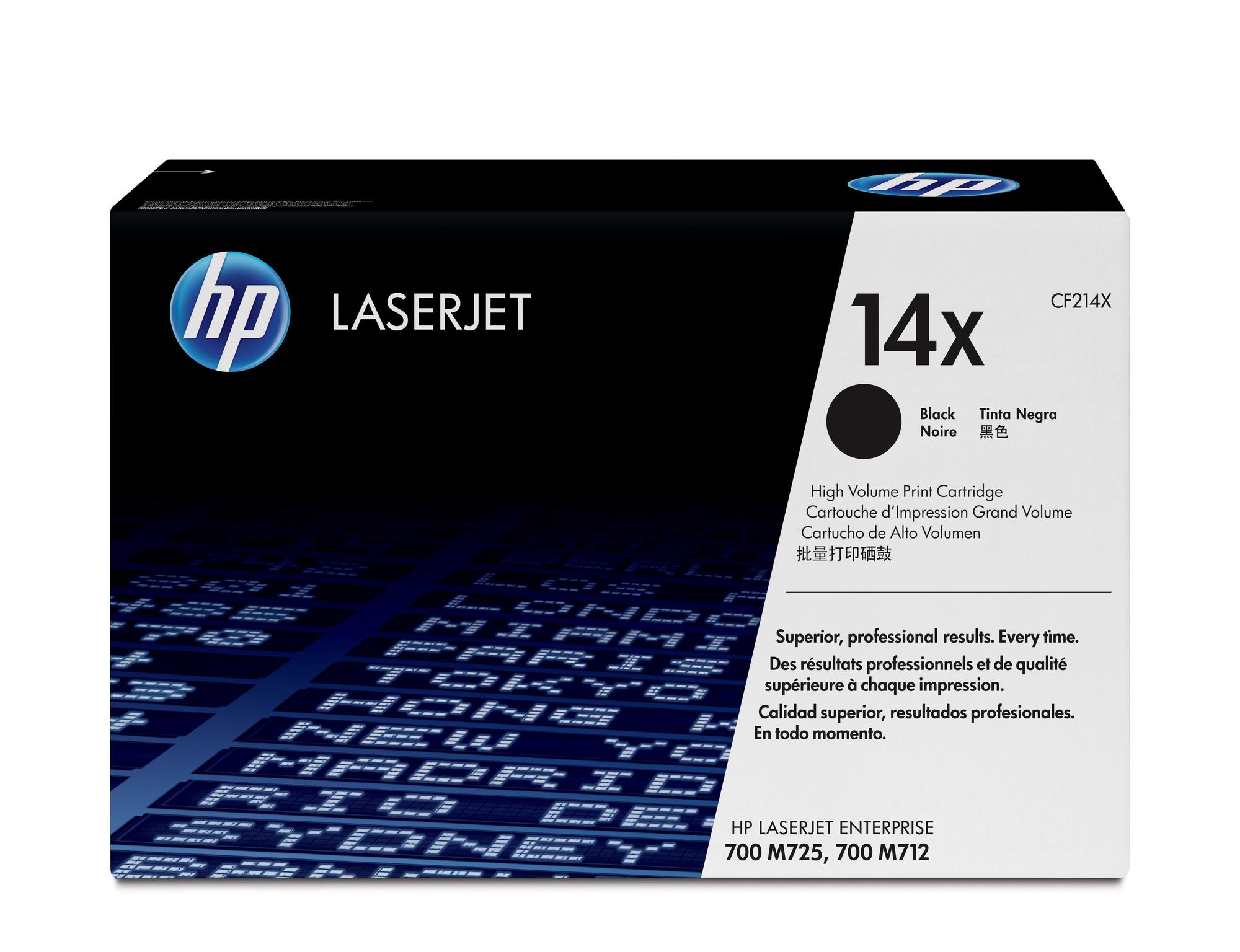 HP Toner 14X / CF214X Nero XL