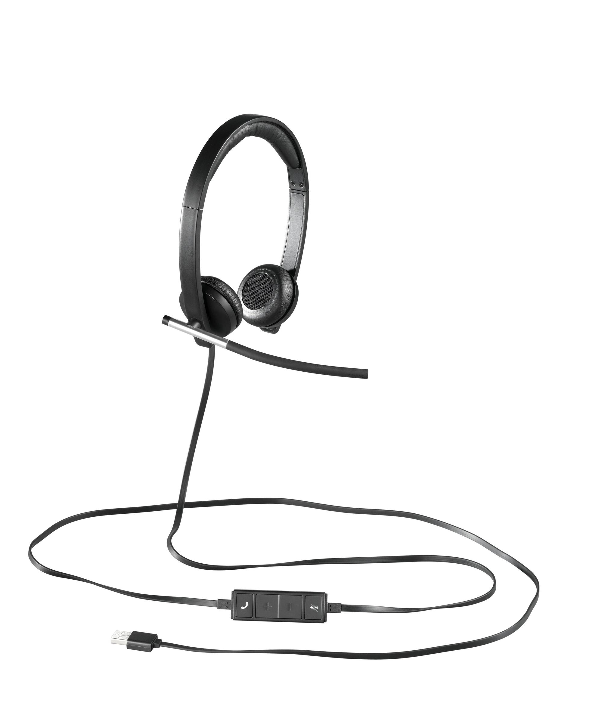 Logitech Headset H650e / 981-000519 Black, silver