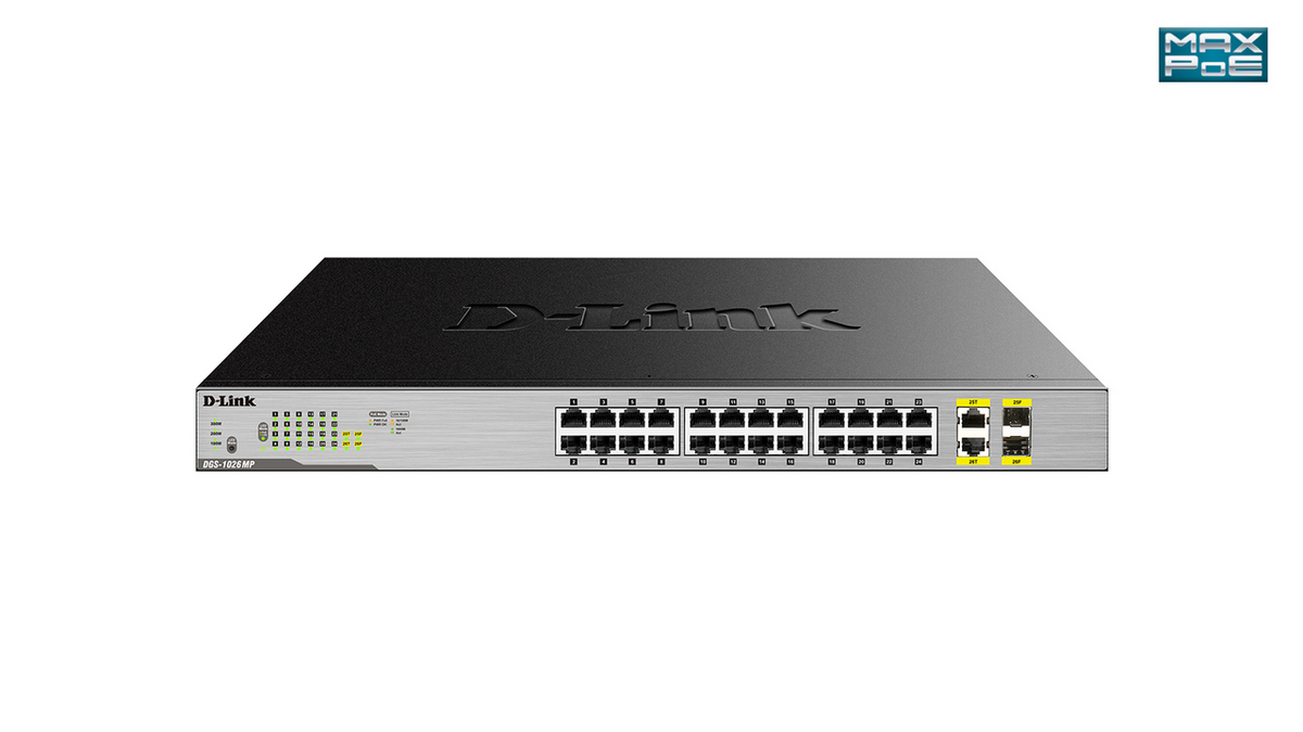 D-Link Switch GS1026P / DGS-1026MP Black