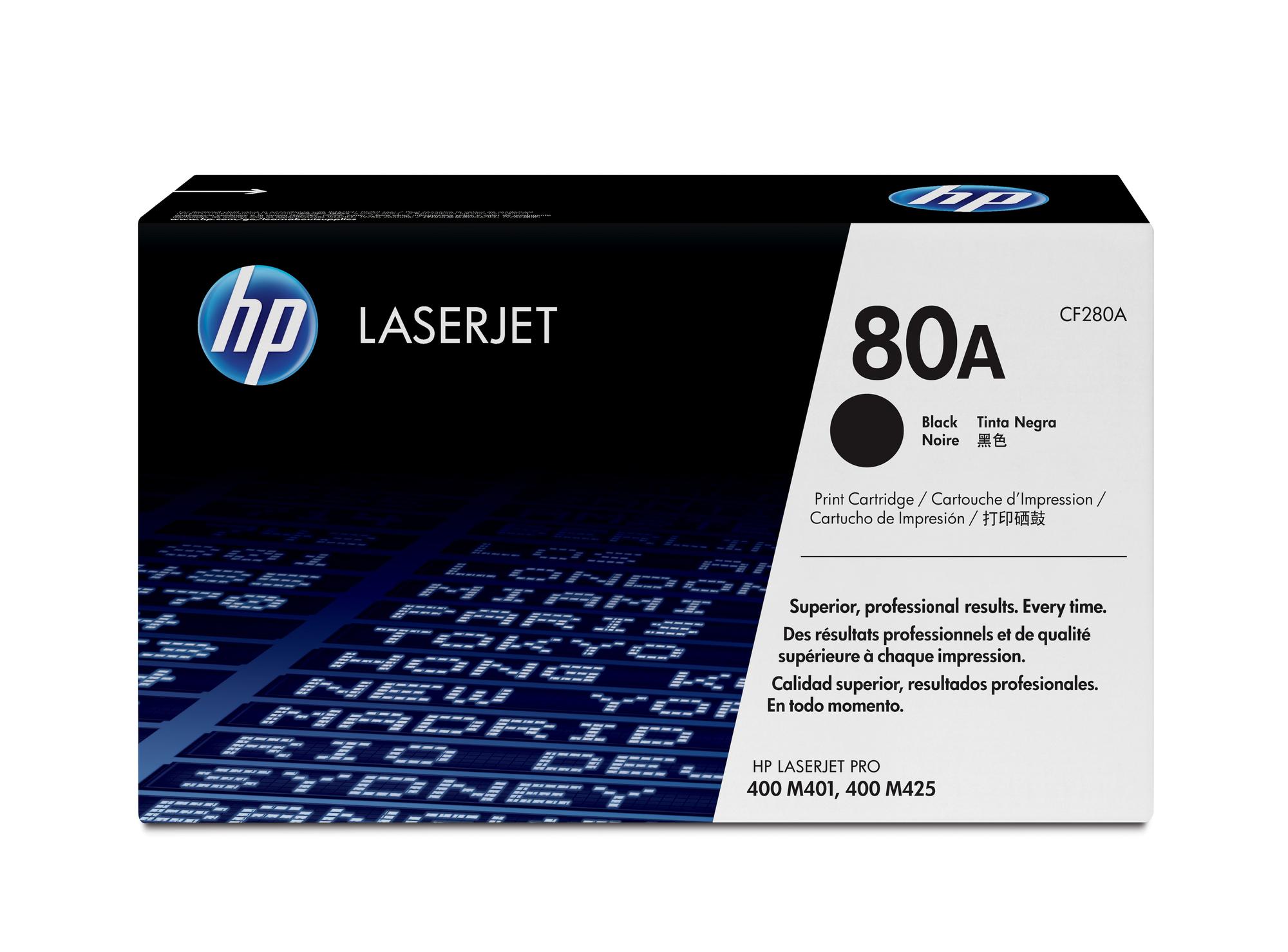 HP Toner 80A / CF280A Nero Standard
